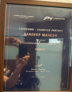 Recognition by Godrej
