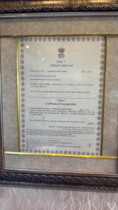 Certificate of Incorporation